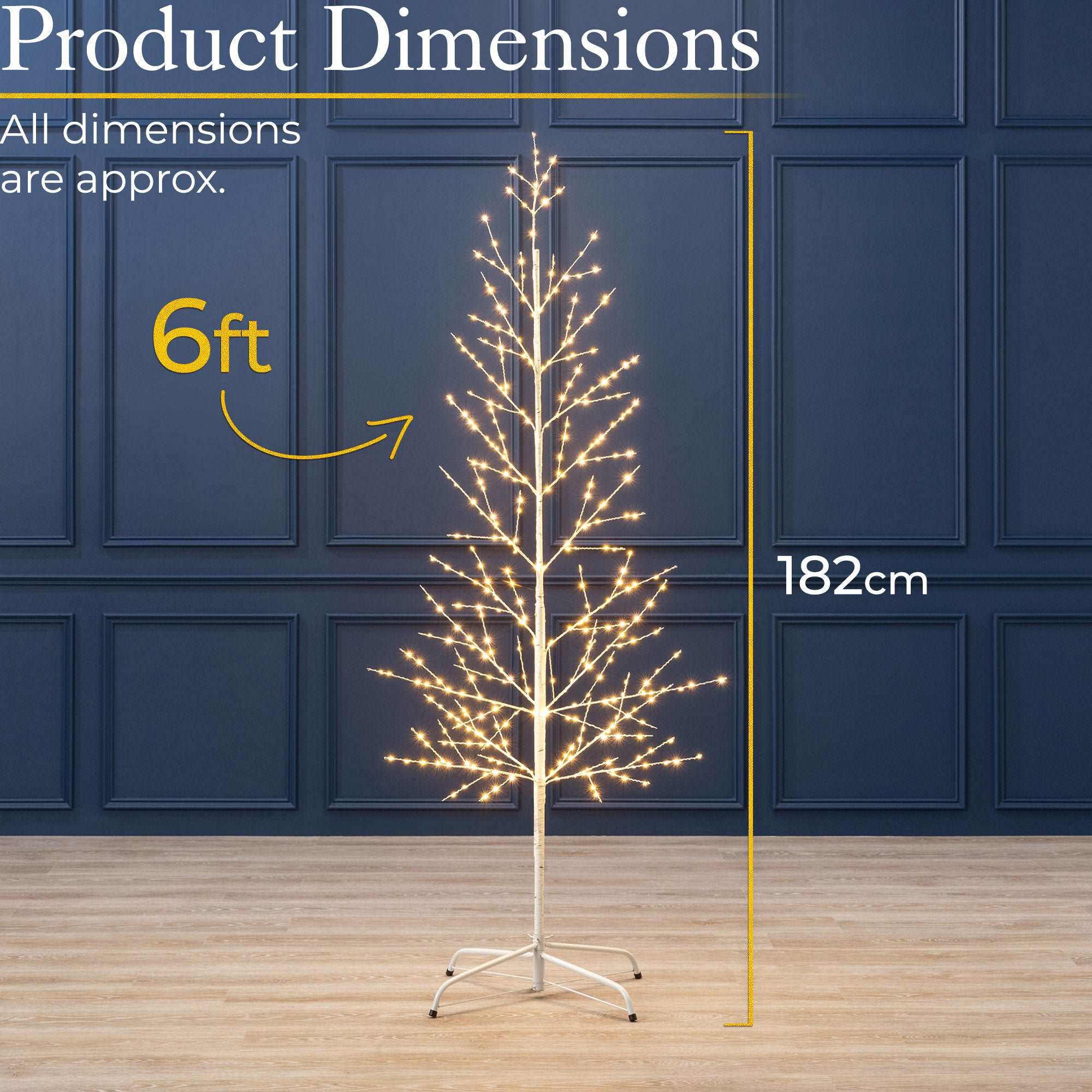 Lit twig christmas deals tree