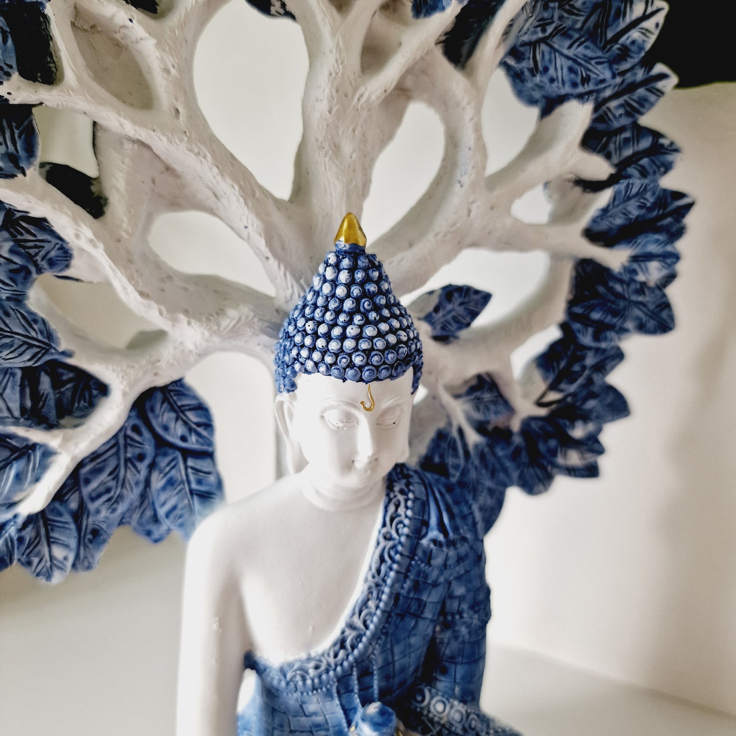 Denim Buddha Tree of Life Statue