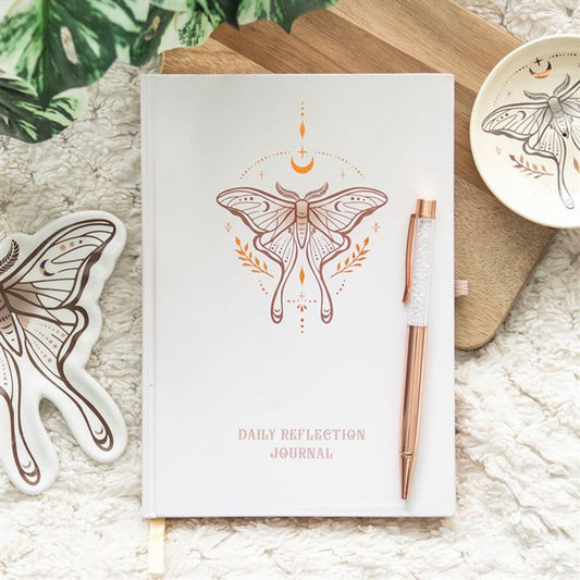 daily reflection journal luna moth