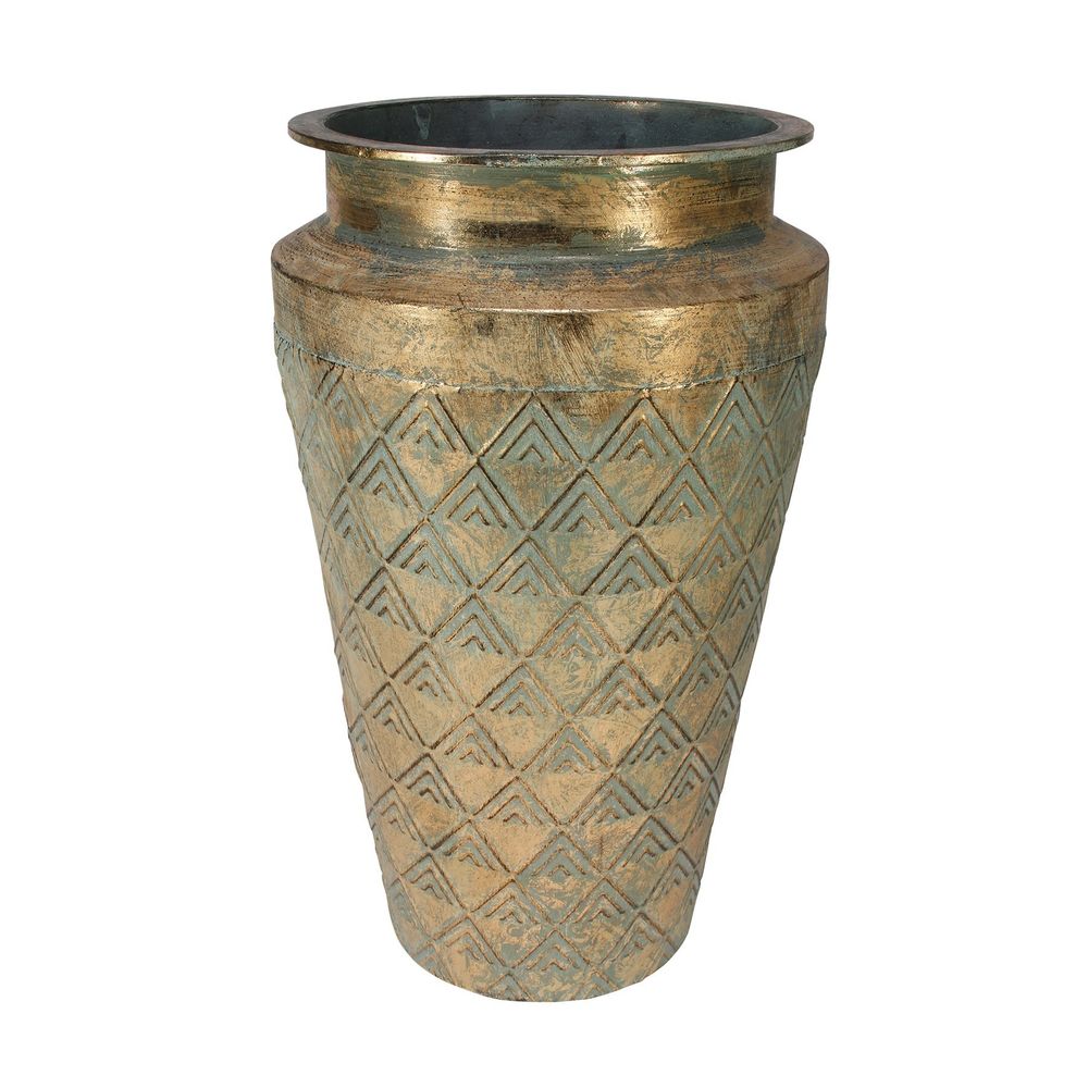 Brocante Geo Vase - Black Qubd