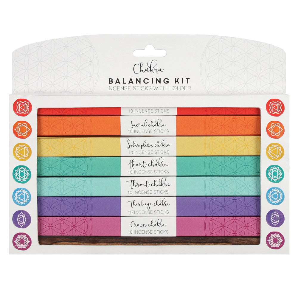 Chakra Incense Balancing Kit - Black Qubd